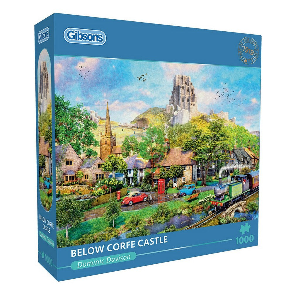 Gibsons - Below Corfe Castle 1000 Piece Puzzle