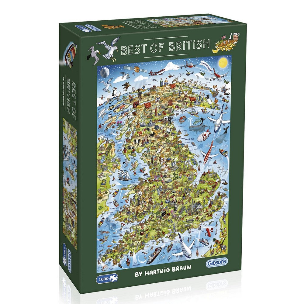 Gibsons - Best Of Britain 1000 Piece Puzzle