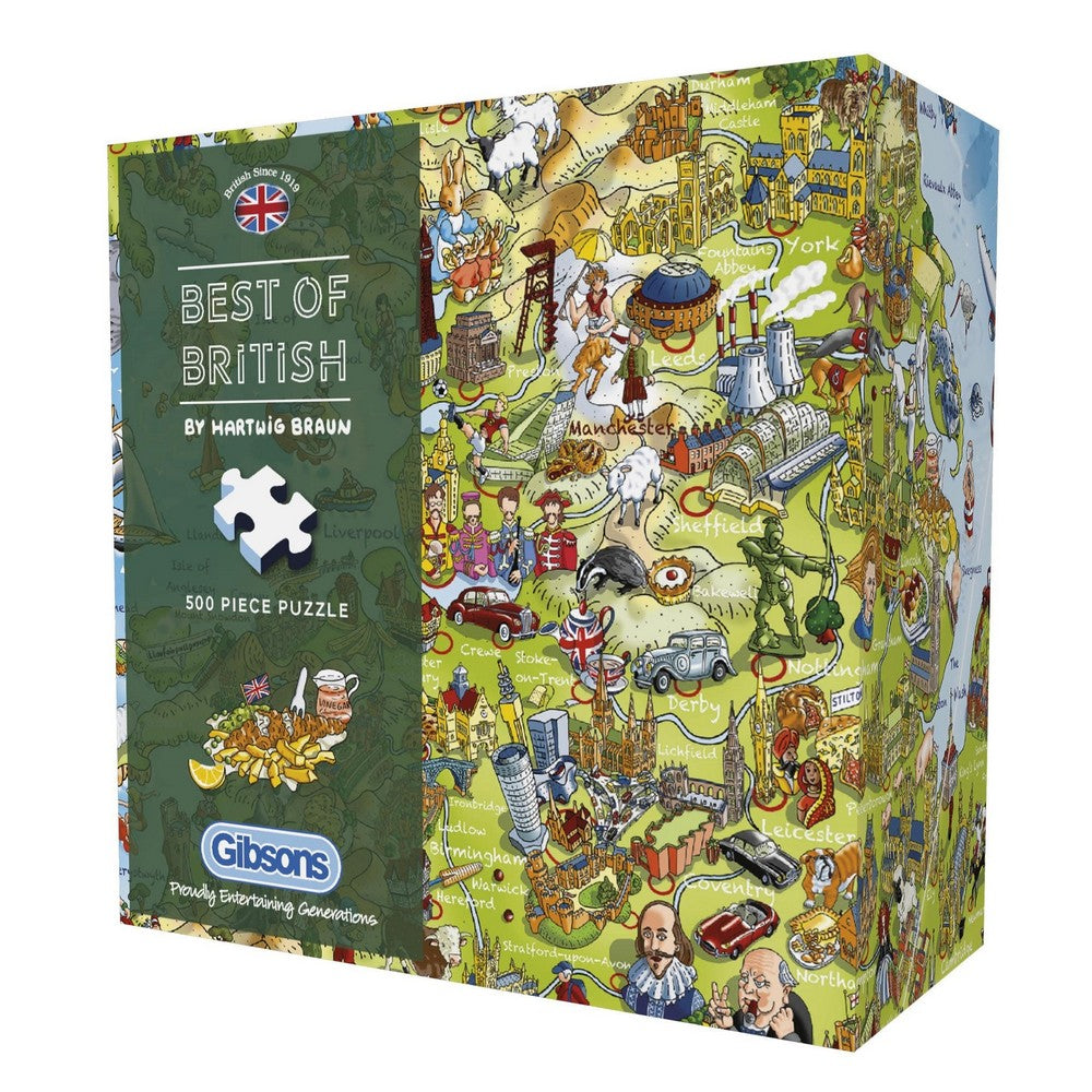 Gibsons - Best Of British 500 Piece Puzzle