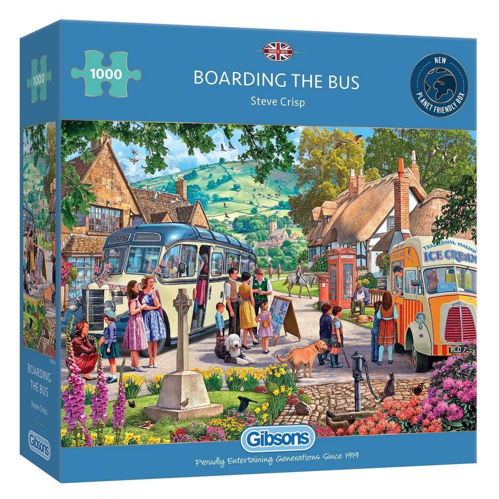 Gibsons - Boarding The Bus 1000 Piece Puzzle