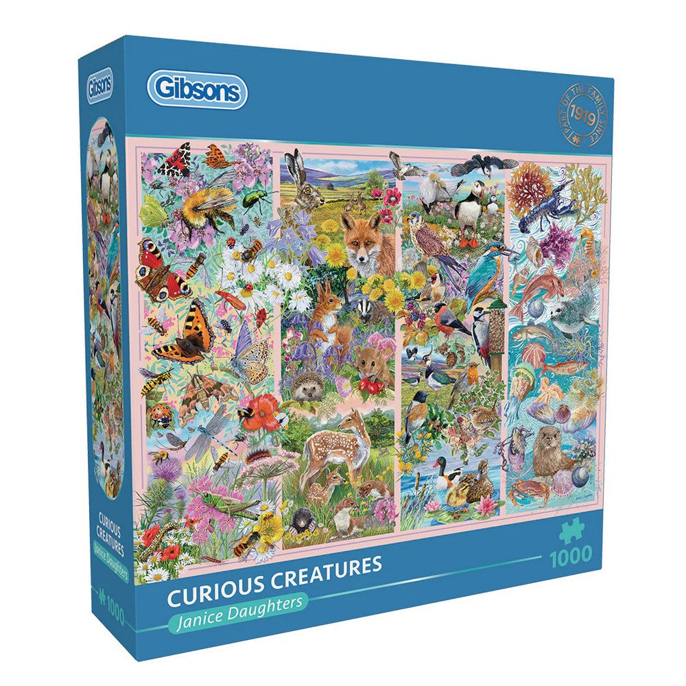 Gibsons - Curious Creatures 1000 Piece Puzzle