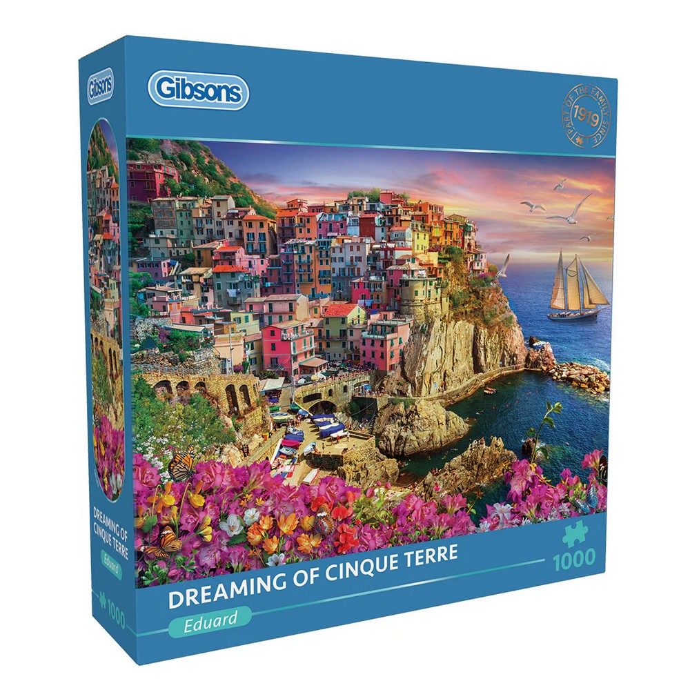 Gibsons - Dreaming Of Cinque Terre 1000 Piece Puzzle