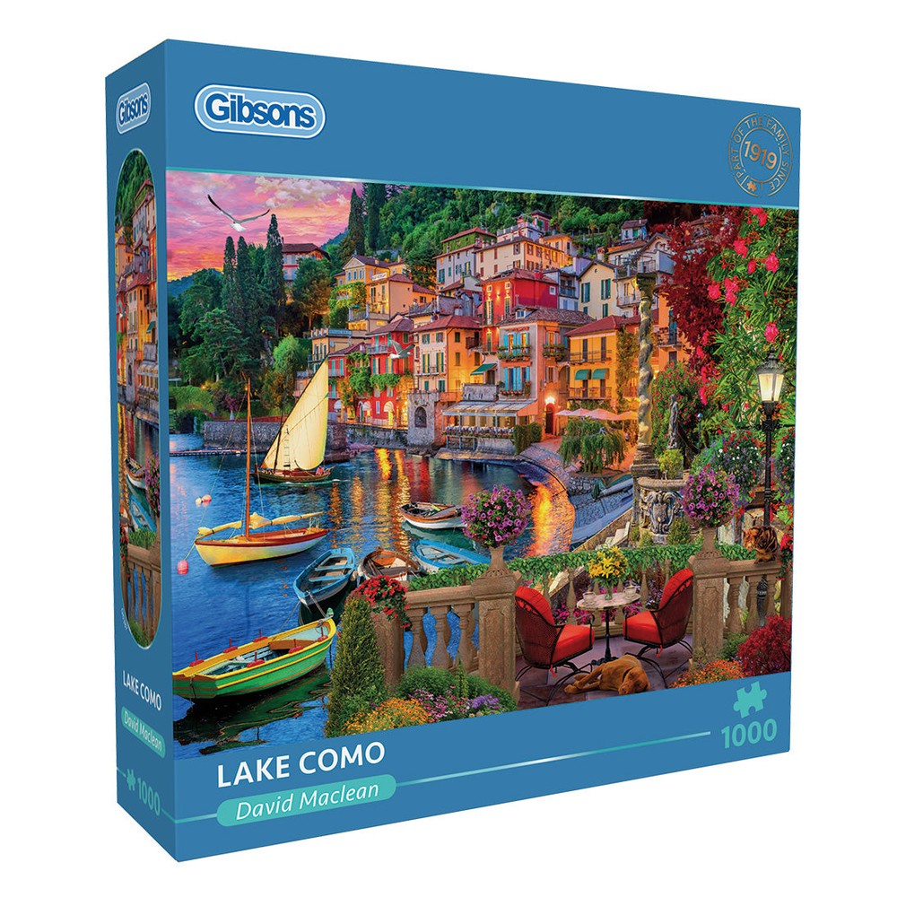 Gibsons - Lake Como 1000 Piece Puzzle