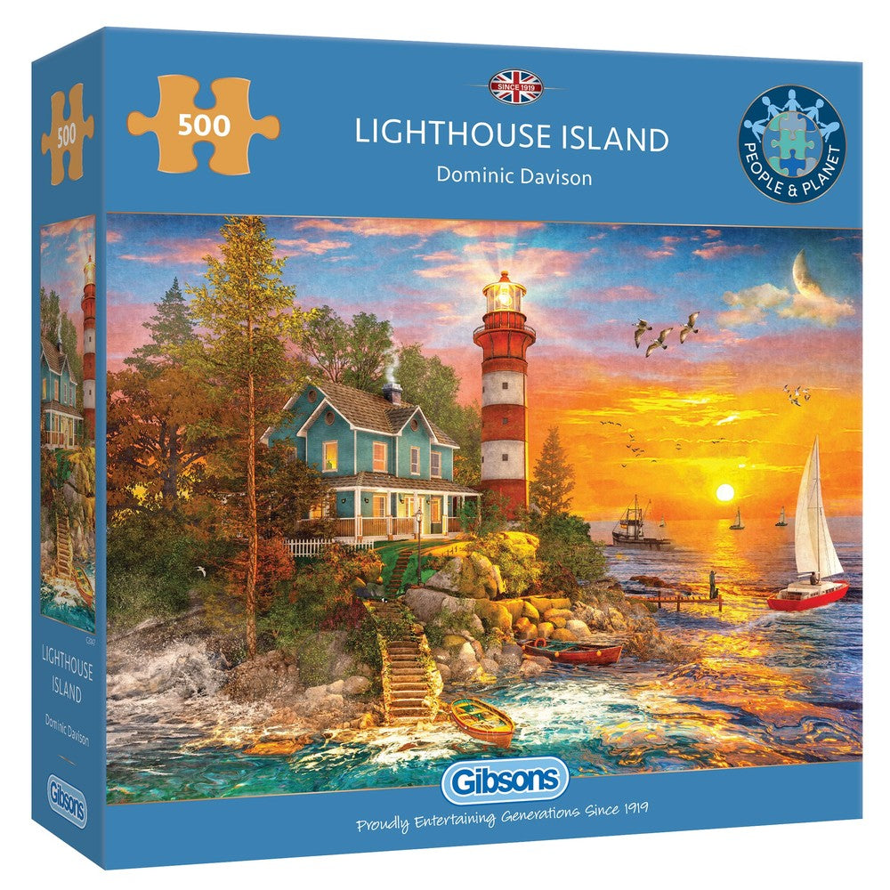 Gibsons - Lighthouse Island 500Pc