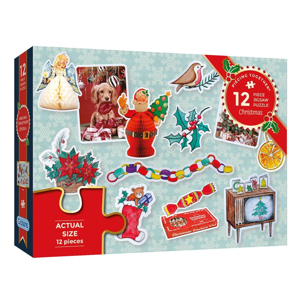 Gibsons - Piecing Together Christmas 12 Piece Puzzle