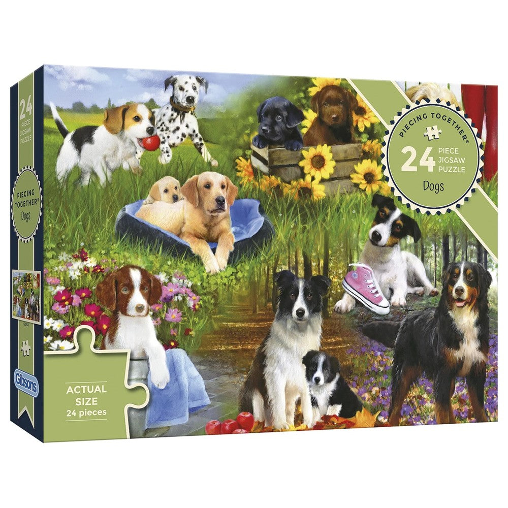 Gibsons - Piecing Together Dogs 24 Piece Puzzle