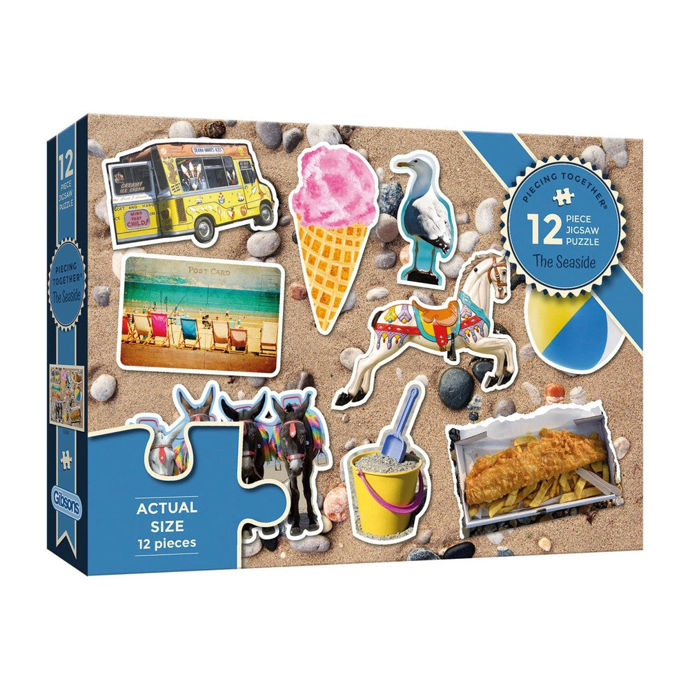Gibsons - Piecing Together Seaside 12 Piece Puzzle