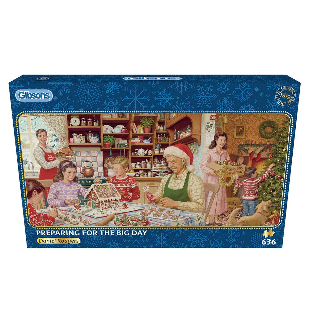 Gibsons - Preparing For The Big Day 636 Piece Puzzle