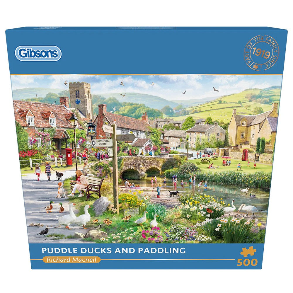 Gibsons - Puddle Ducks & Paddling 500 Piece Puzzle