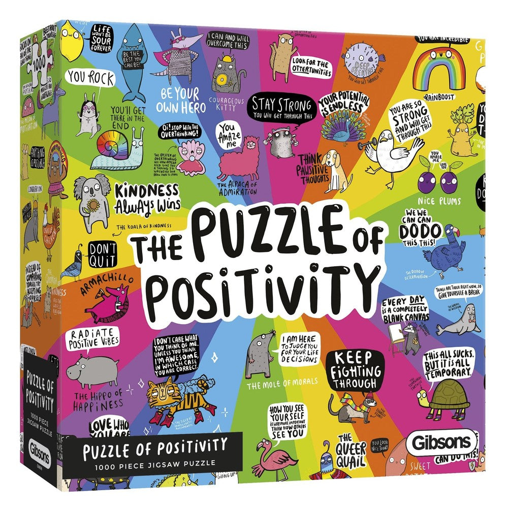 Gibsons - Puzzle Of Positivity 1000 Piece Puzzle