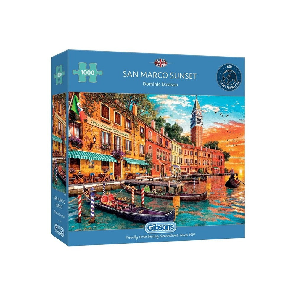 Gibsons - San Marco Sunset 1000 Piece Puzzle