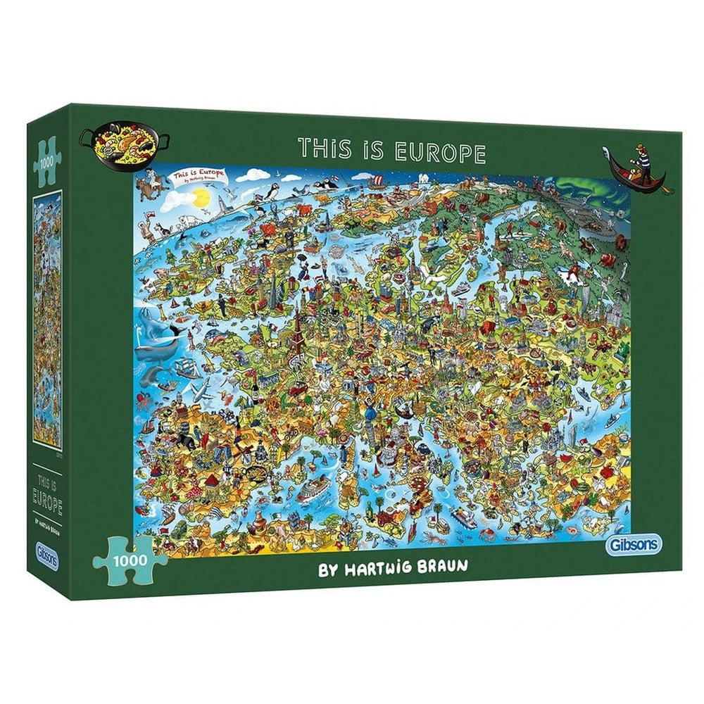 Gibsons - This Is Europe 1000 Piece Puzzle