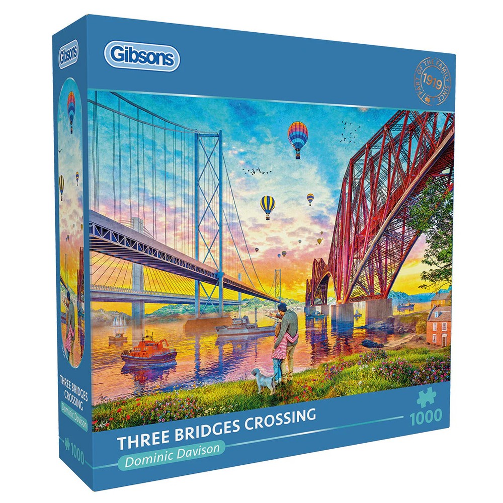 Gibsons - Three Bridges Crossing 1000 Piece Puzzle