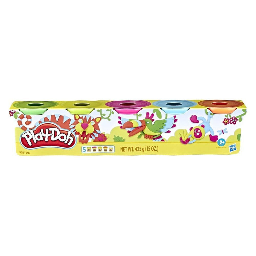 Playdoh 5 Tub Packs Assorted