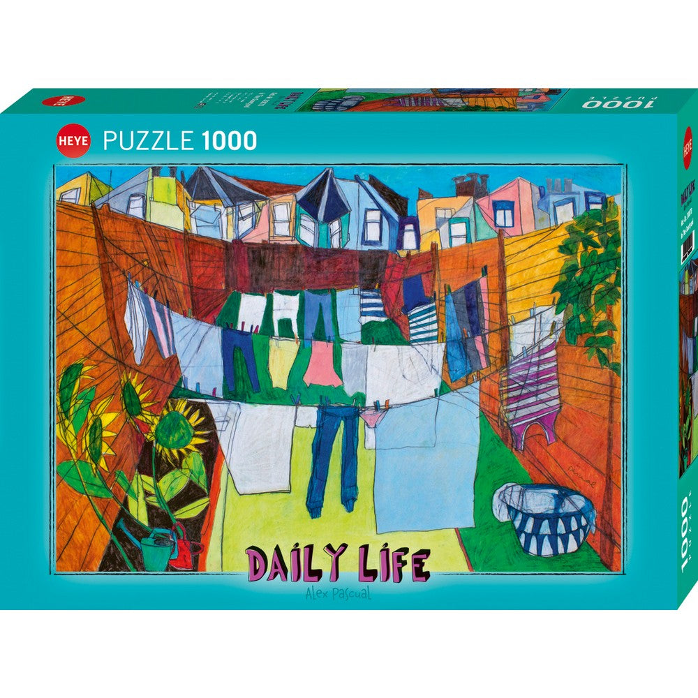 Heye - Daily Life -  Courtyard 1000 Piece Puzzle