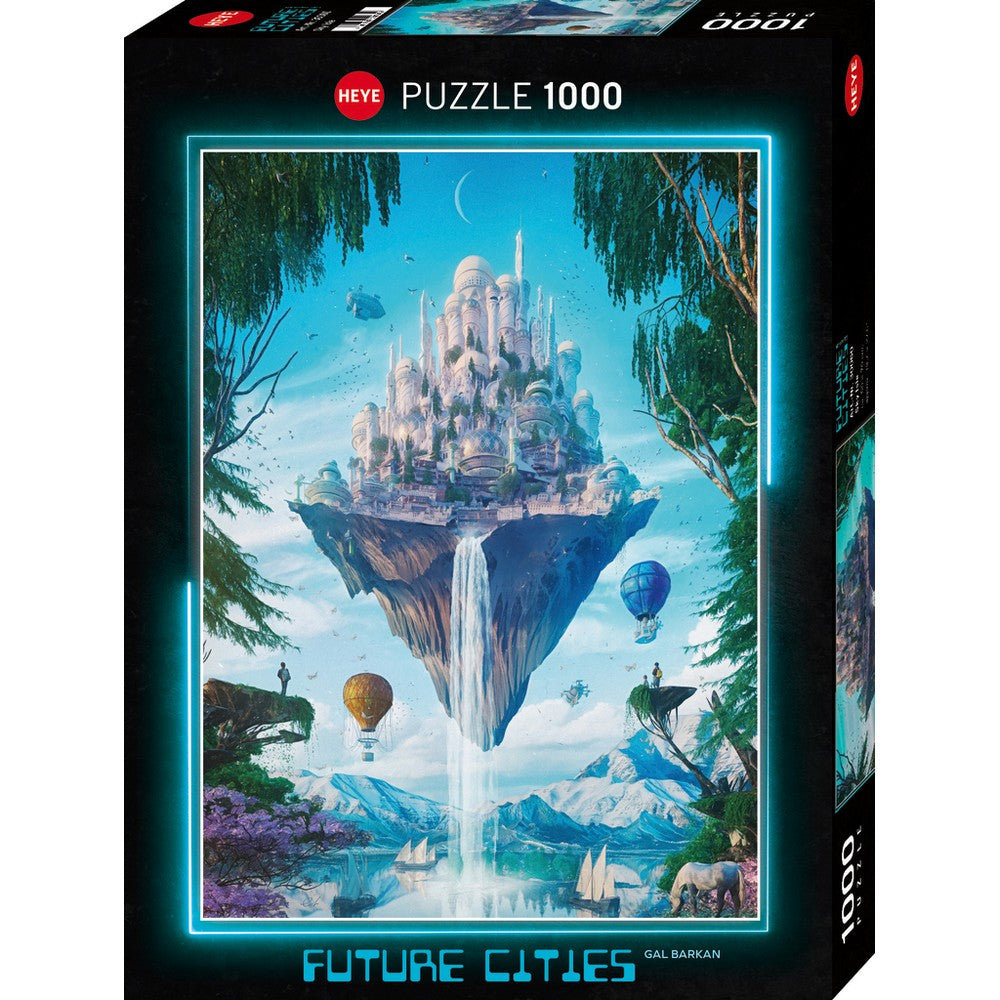 Heye - Future Cities Sky Isle 1000 Piece Puzzle