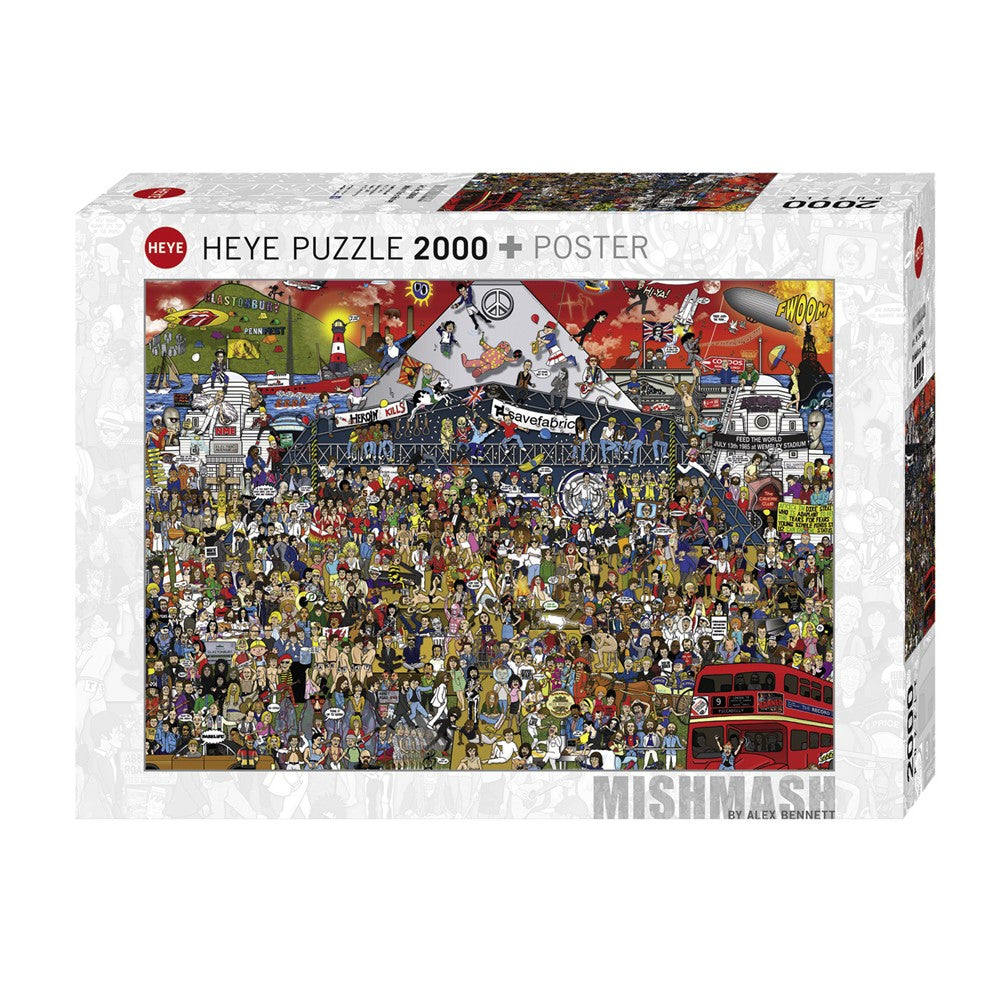 Heye - Mishmash -  British Music 2000 Piece Puzzle