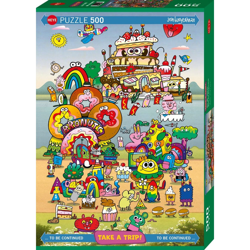 Heye - Take A Trip -  Burgerman 500 Piece Puzzle