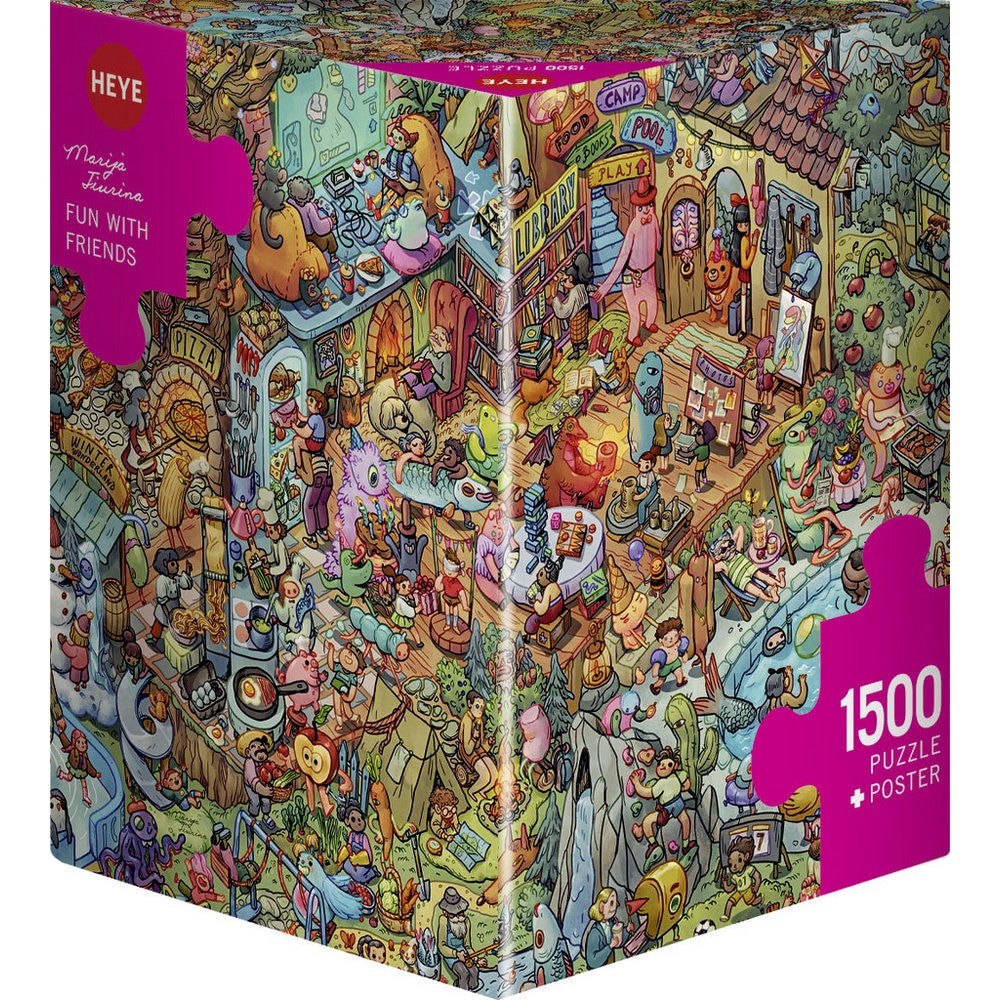 Heye Tiurina Fun With Friends 1500 Piece Puzzle