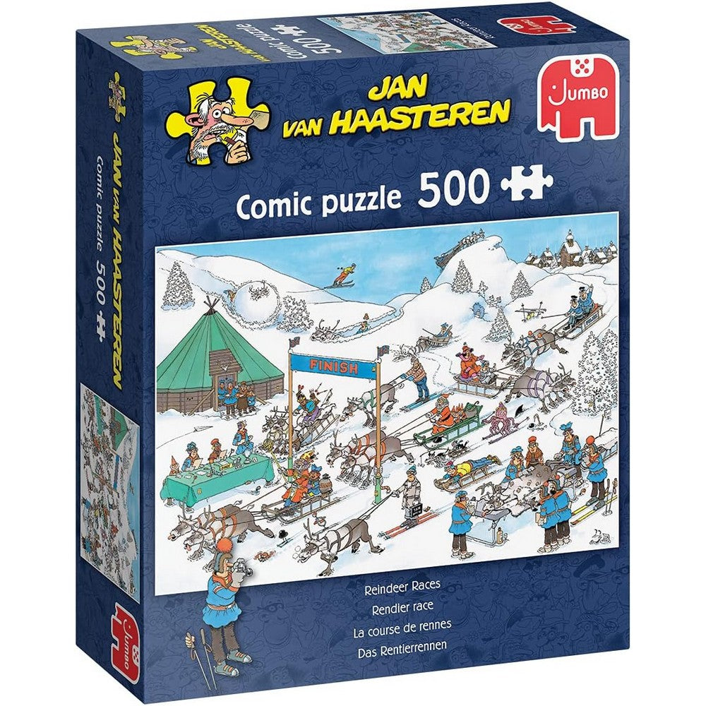 Jumbo Jan van Haasteren - Reindeer Races 500 Piece Puzzle