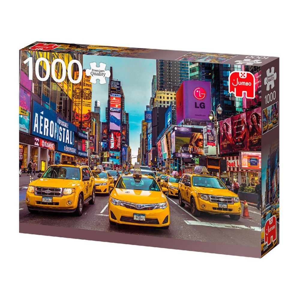 Jumbo  New York Taxis 1000 Piece Puzzle
