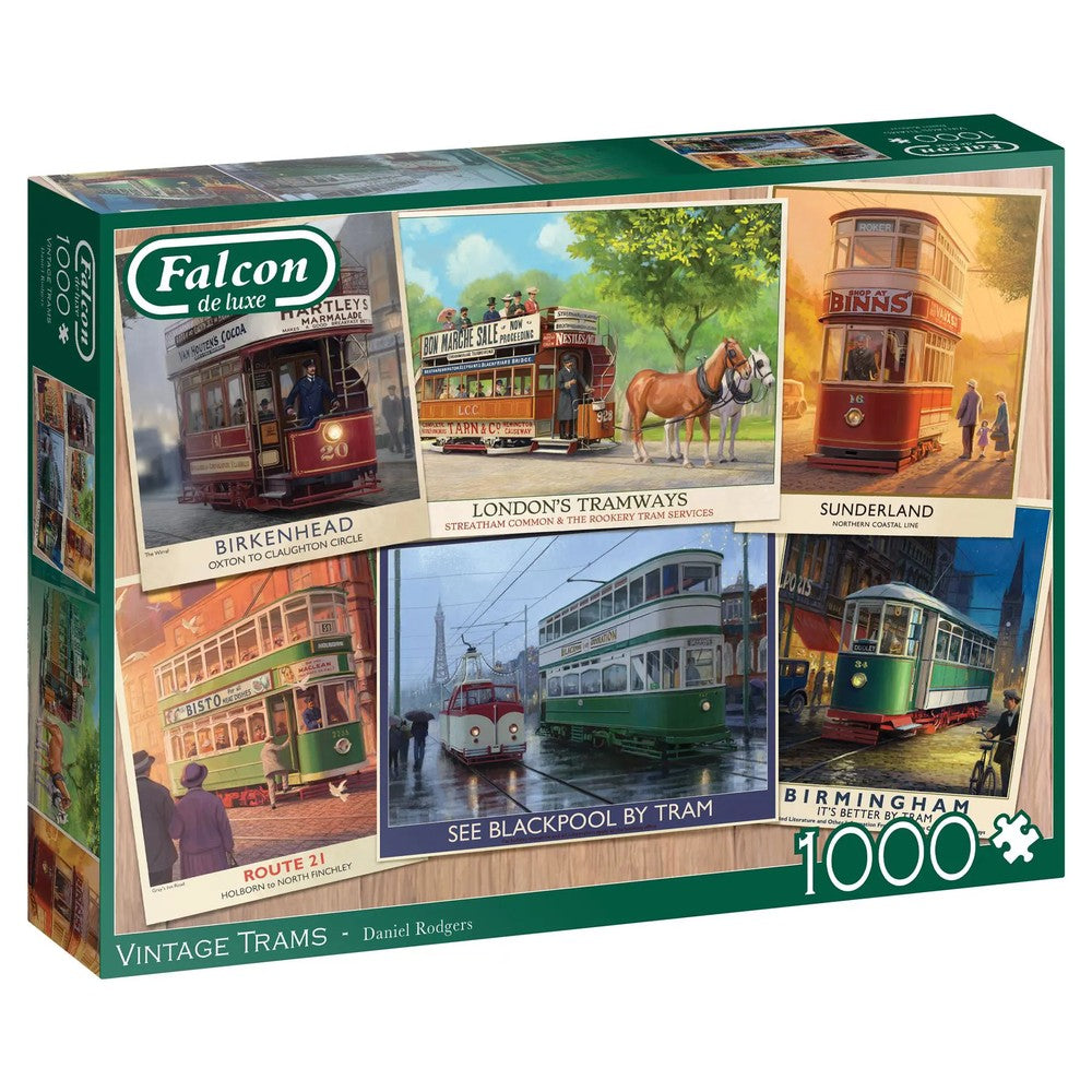 Vintage Trams 1000 Piece Puzzle