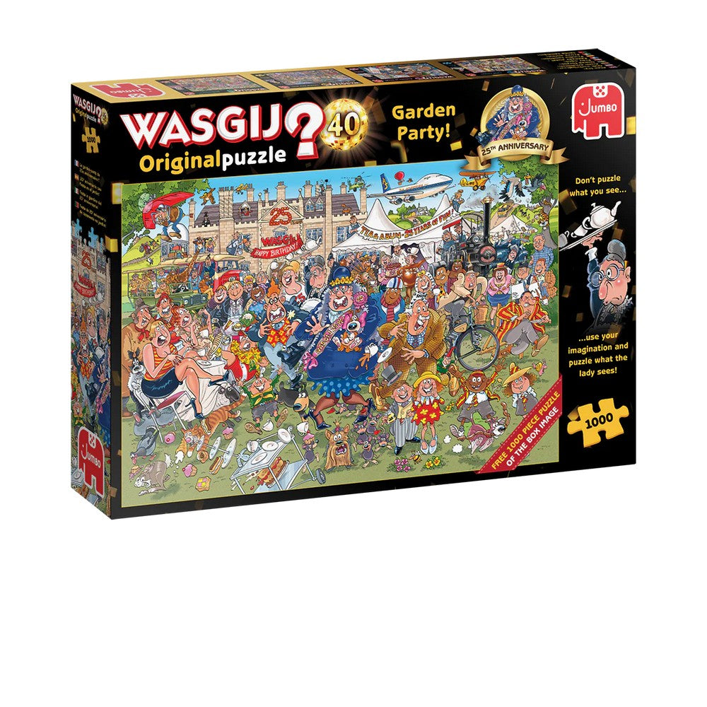 Wasgij? - Original 40 25Th Garden Party! - 2x1000 Piece Jigsaw