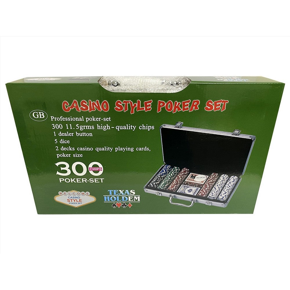 Poker Set Casino Style 300 Chips
