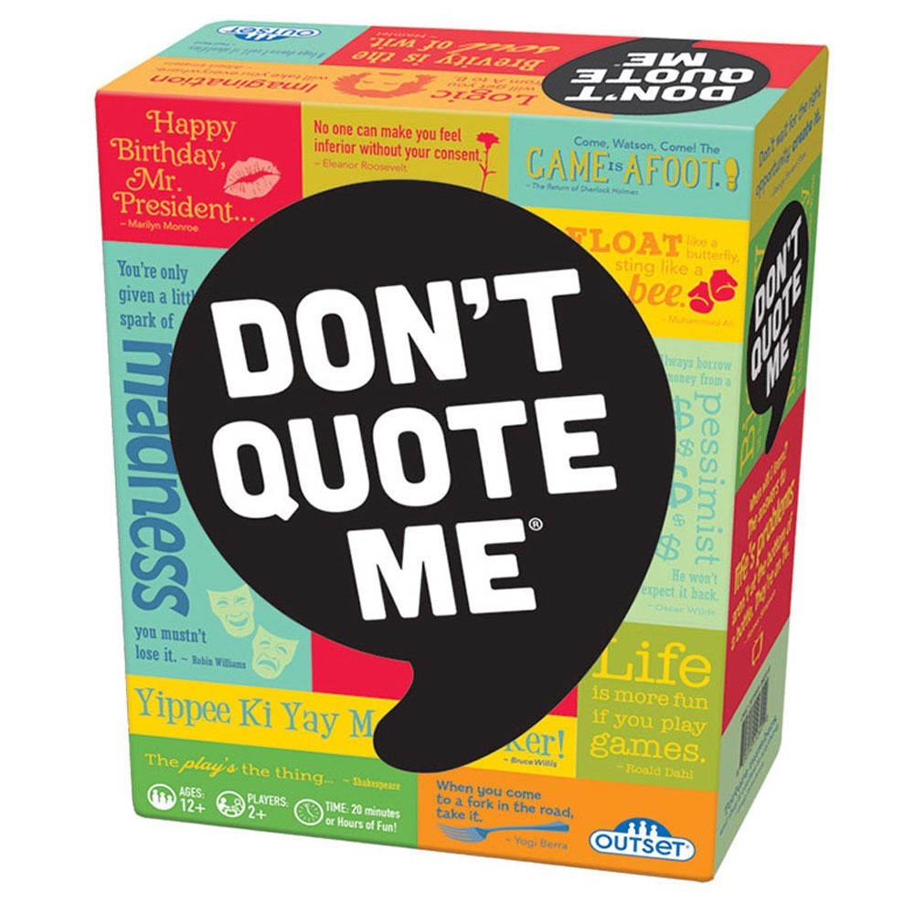 Don'T Quote Me