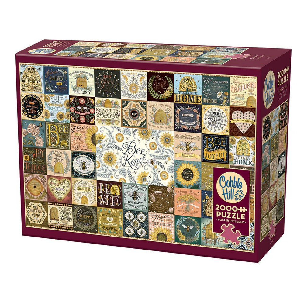 Bee Kind 2000 Piece Puzzle