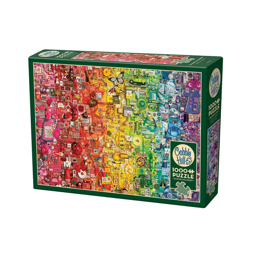 Cobble Hill - Colourful Rainbow 1000 Piece Puzzle