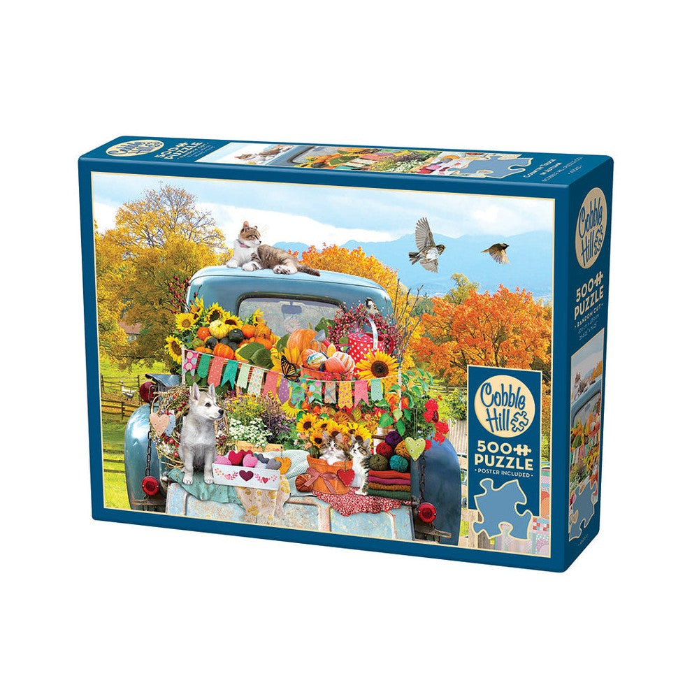 Country Truck In Autumn 500 Piece Puzzle