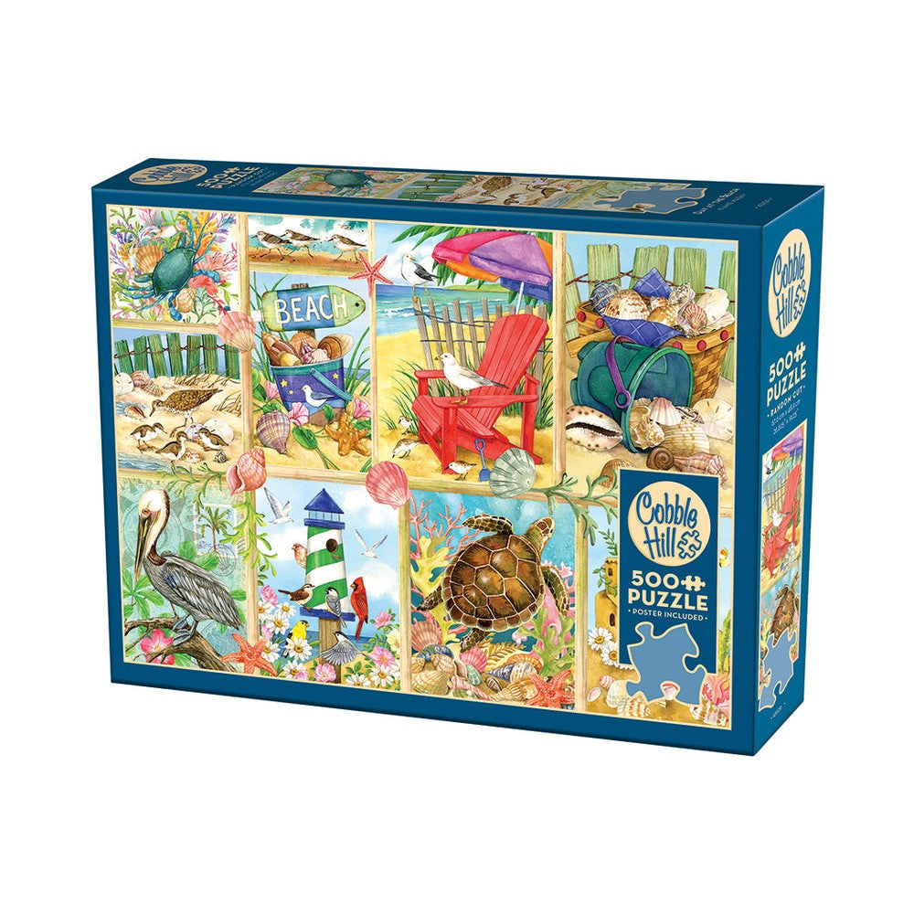 Cobble Hill - Day At The Beach 500 Piece Puzzle