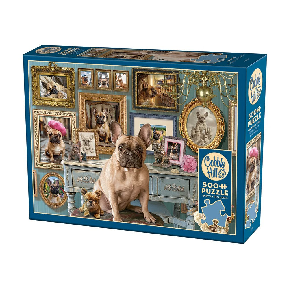 Cobble Hill - Frenchie 500 Piece Puzzle