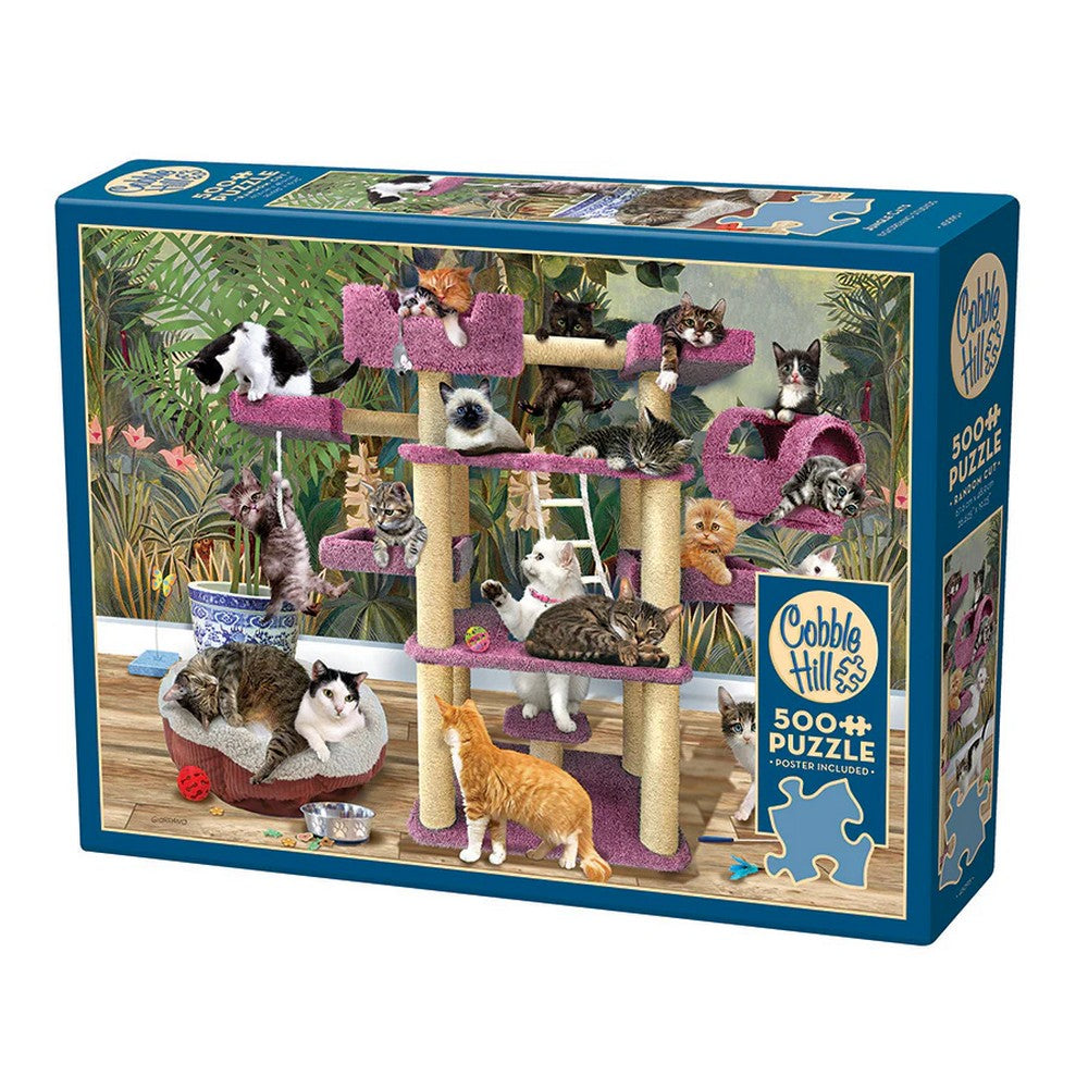 Jungle Cats 500 Piece Puzzle