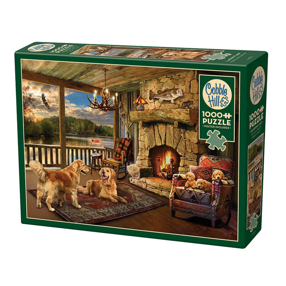 Cobble Hill - Lakeside Cabin 1000 Piece Puzzle