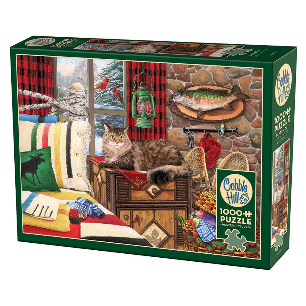 Lodge Cat 1000 Piece Puzzle