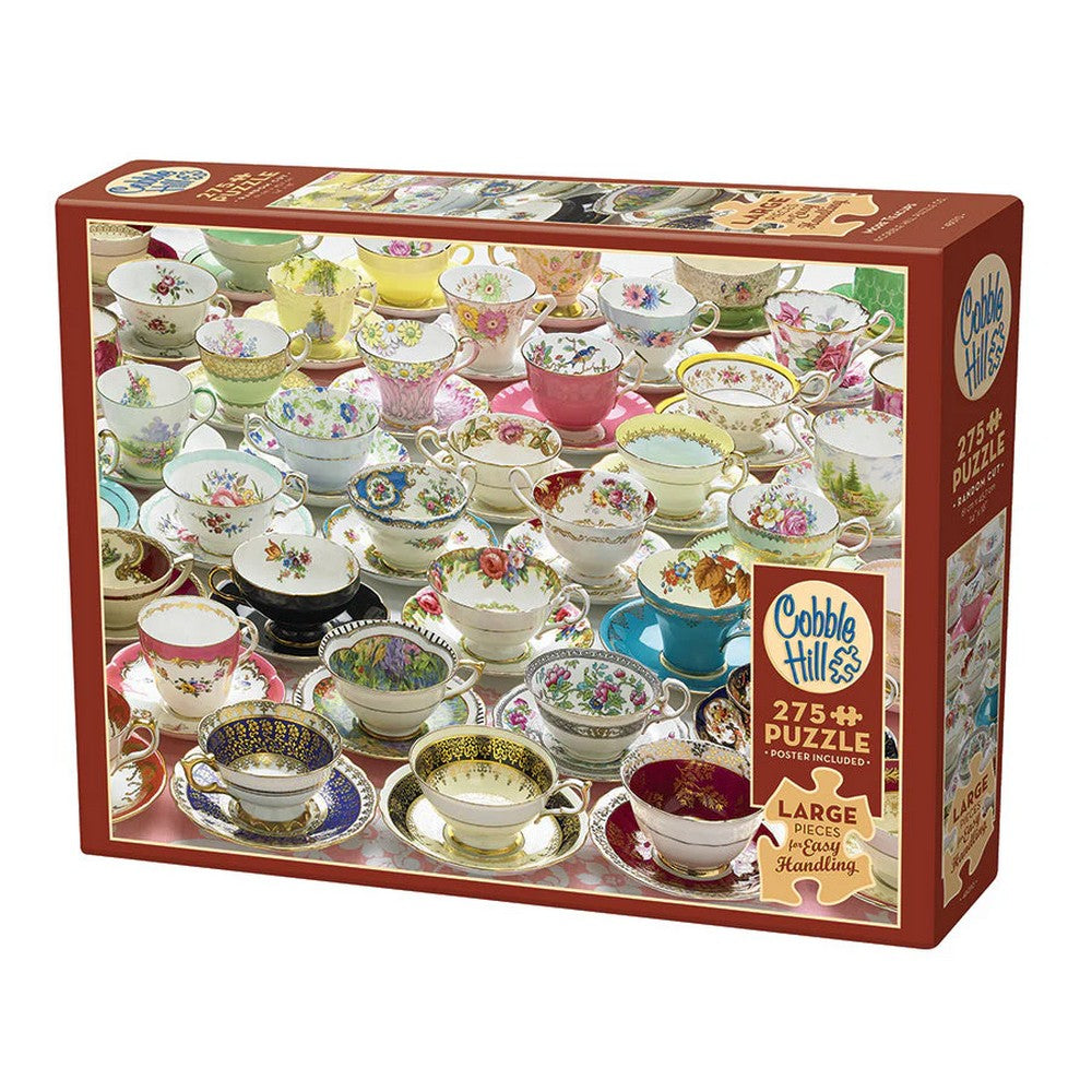 Cobble Hill - More Teacups 275 Piece Puzzle