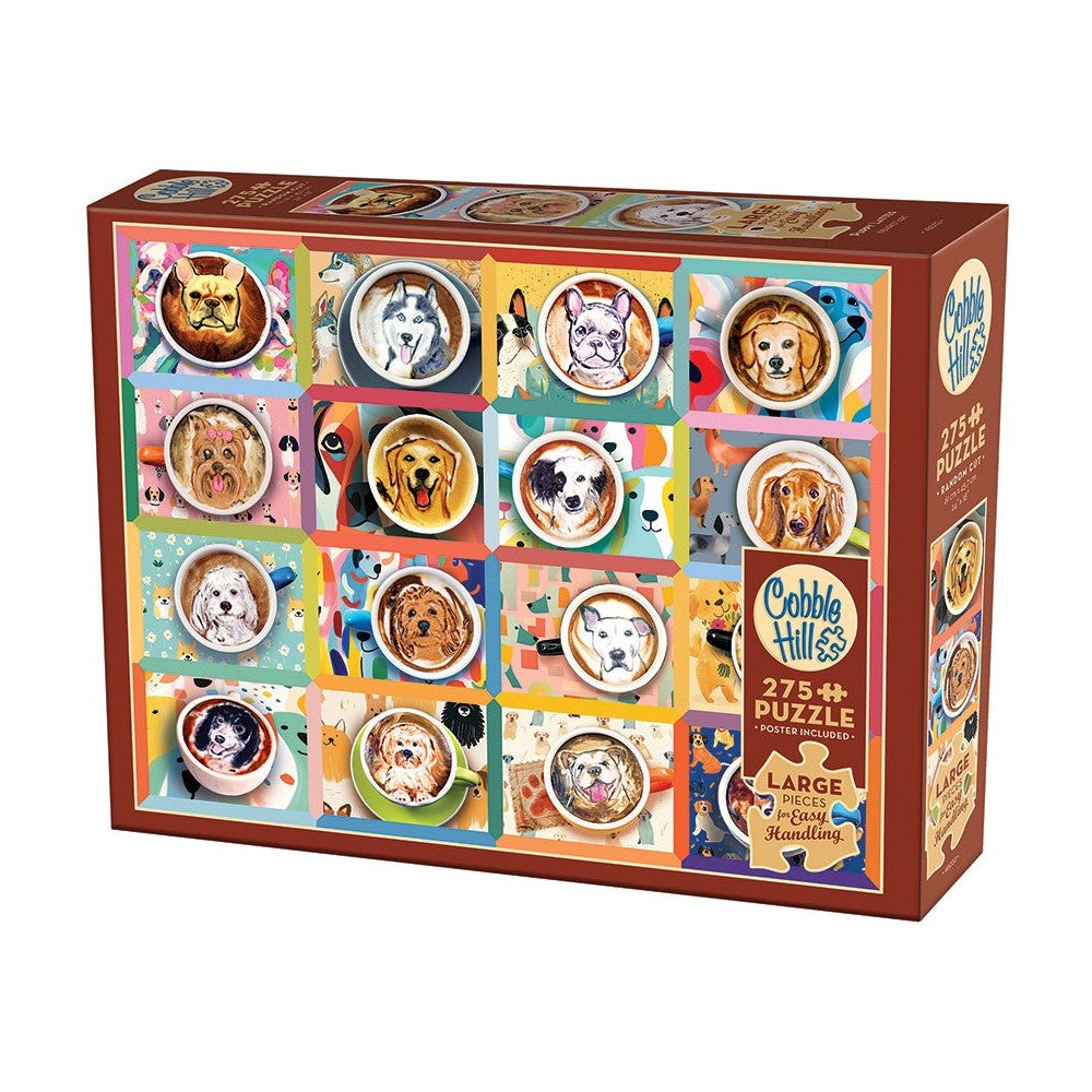 Cobble Hill - Puppy Lattes 275 Piece Puzzle