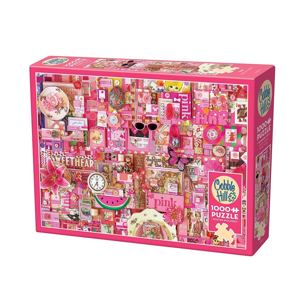 Cobble Hill - Rainbow Project 1000 Piece Puzzle Pink