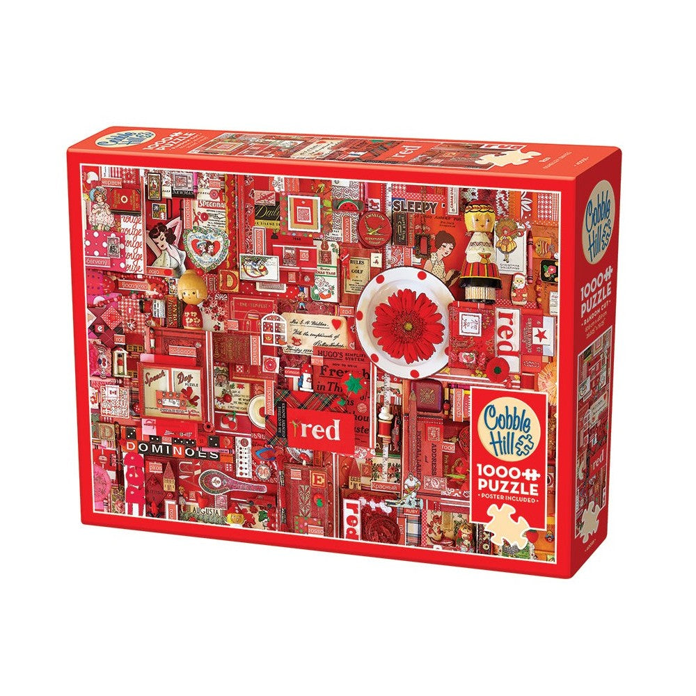 Cobble Hill - Rainbow Project 1000 Piece Puzzle Red