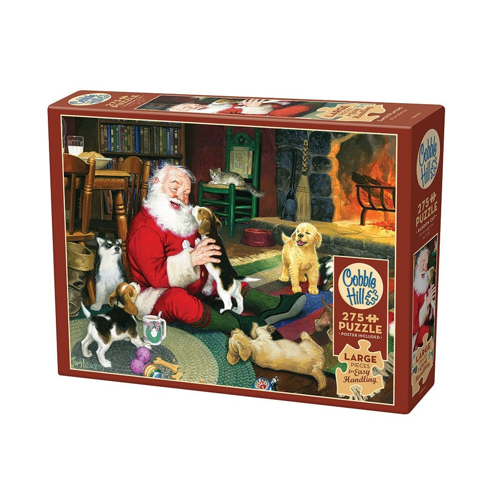 Cobble Hill - Santa's Playtime 275 Piece Puzzle