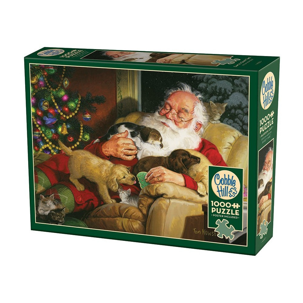 Cobble Hill - Santa's Quiet Time 1000 Piece Puzzle