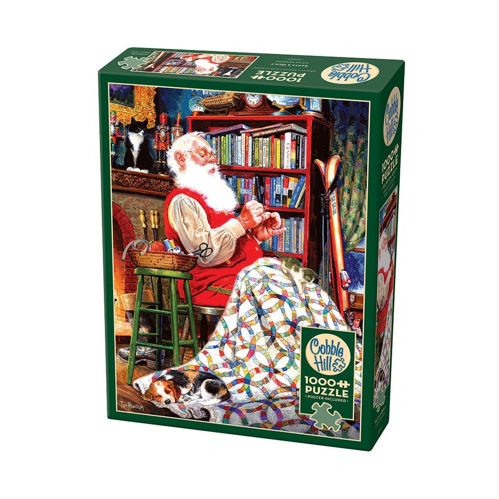 Cobble Hill - Santa's Quilt 1000 Piece Puzzle