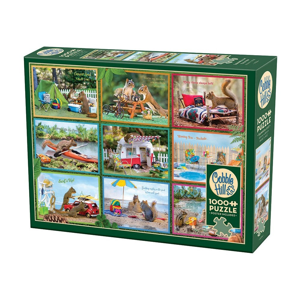 Squirrels On Vacation 1000 Piece Puzzle