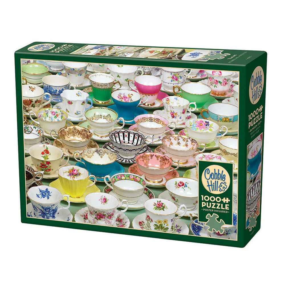 Cobble Hill - Tea Cups 1000 Piece Puzzle