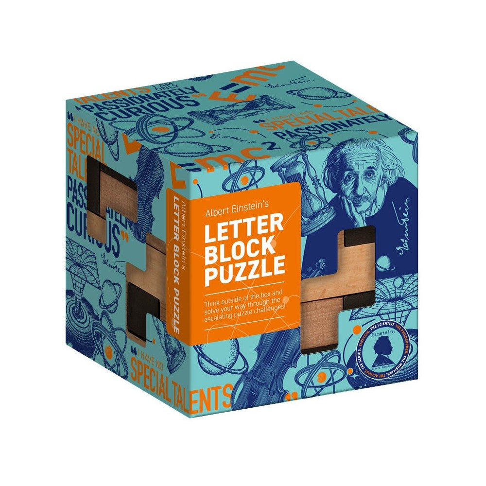 Professor Einstein's Letter Block Puzzle