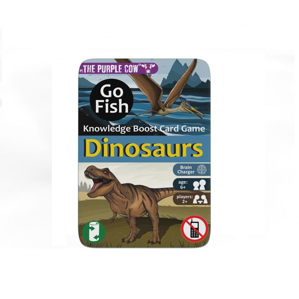 Go Fish Dinosaurs -  Magnet - Tin