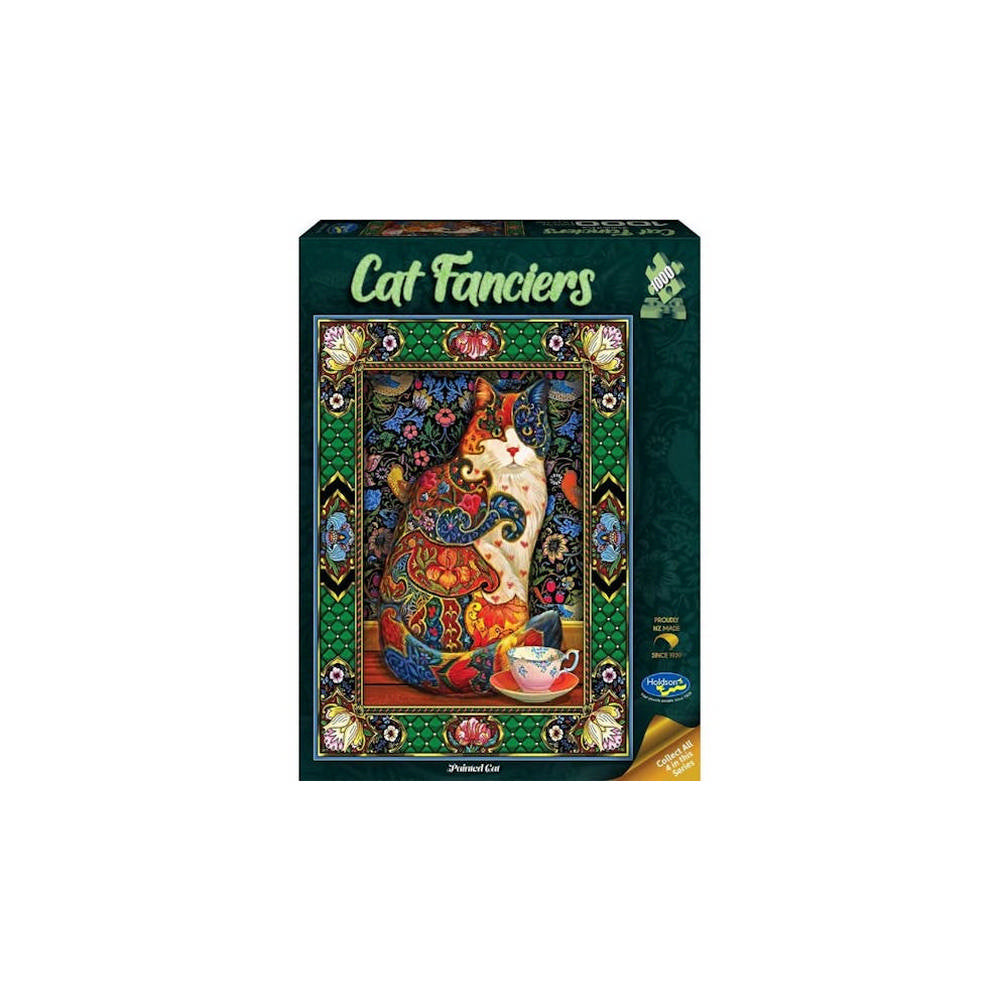 Holdson - Cat Fanciers Painted Cat 1000 Piece Puzzle