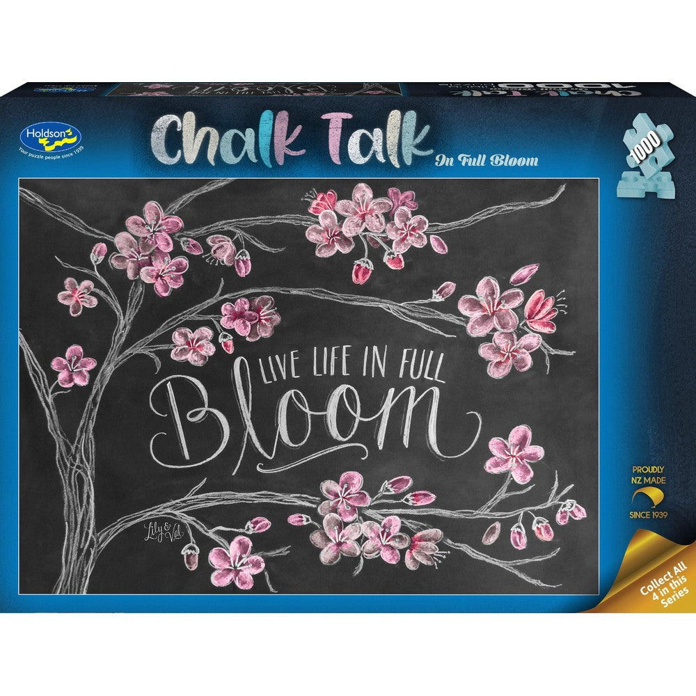 Holdson - Chalk Talk In Full Bloom 1000 Piece Puzzle